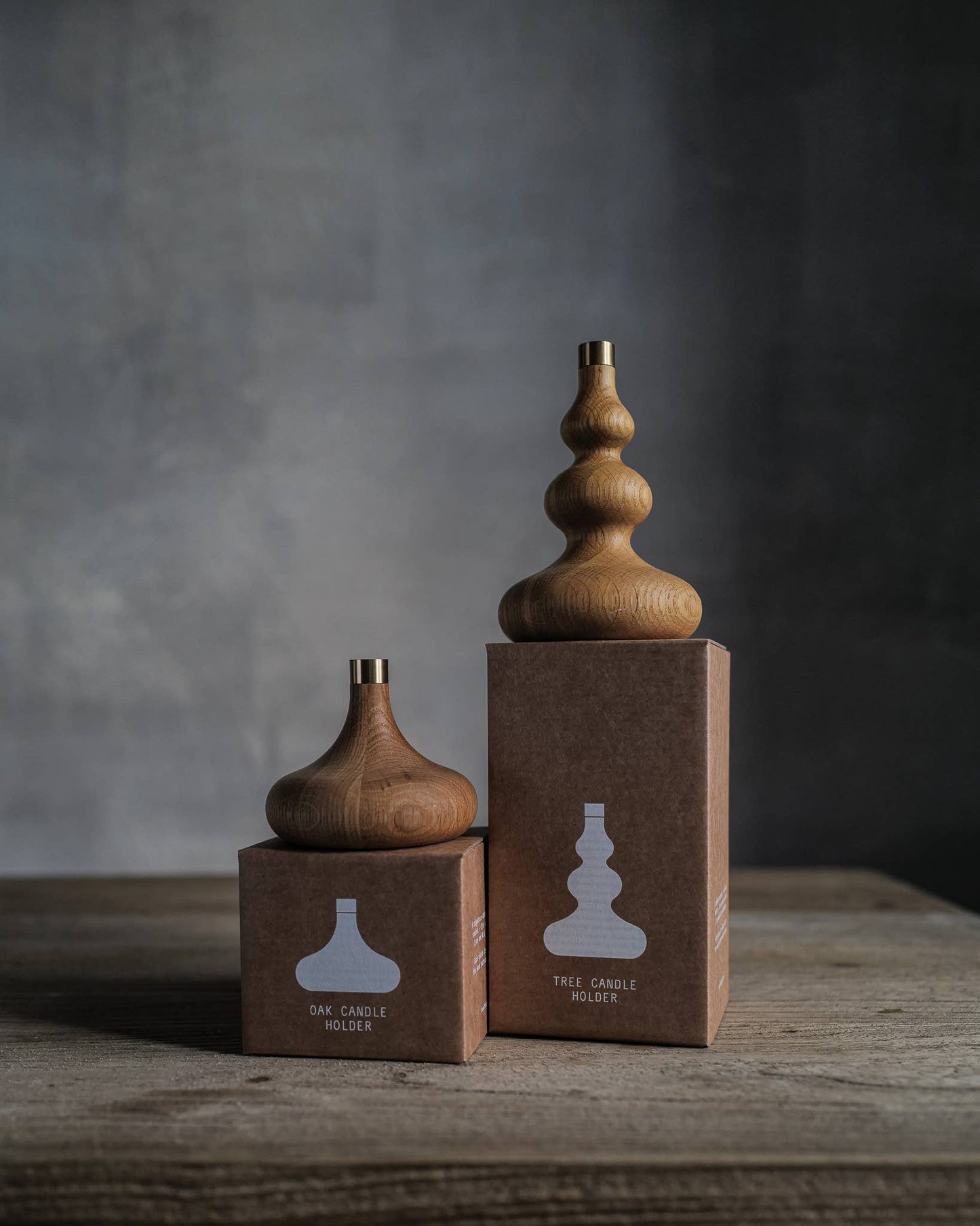 TREE Candle Holder: Shiny Brass Socket