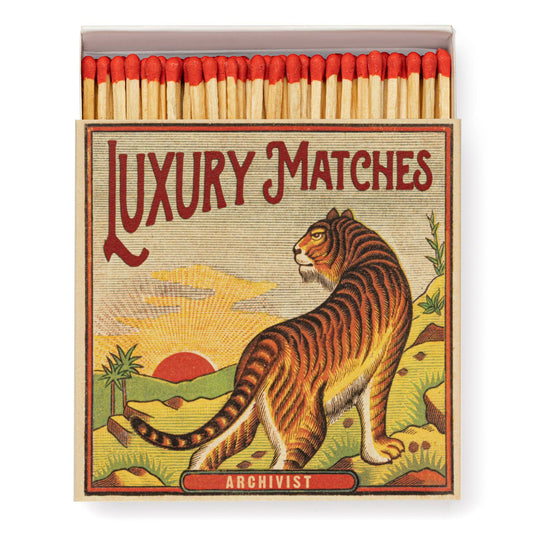 Sunrise Tiger | Square Matchboxes
