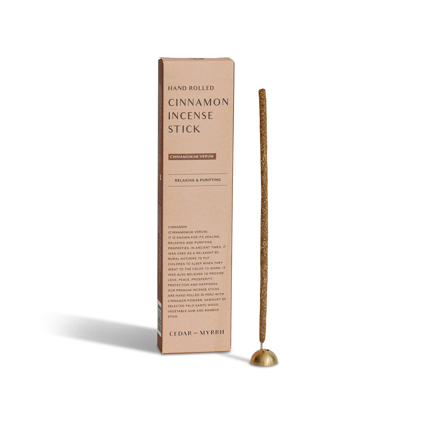 Cinnamon Hand-Rolled Incense Stick | 7 sticks