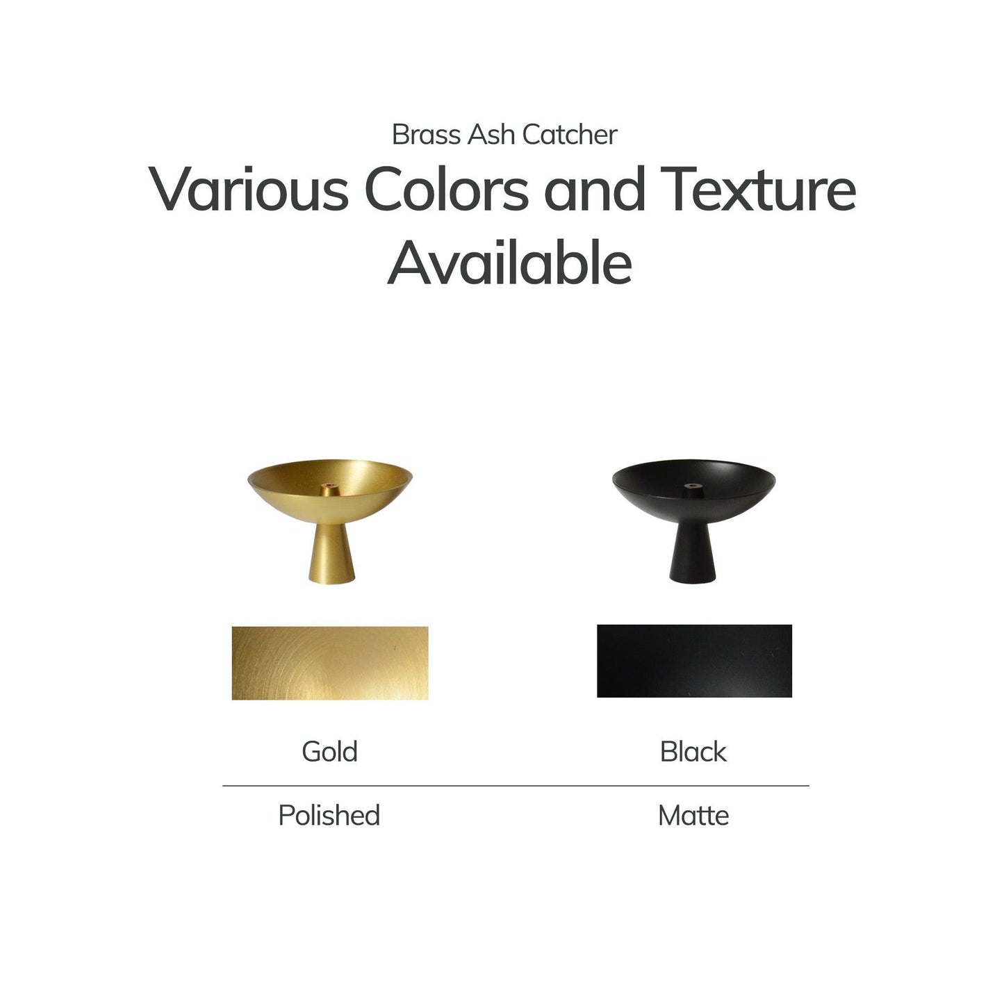 Brass Incense Holder with Ash Catcher